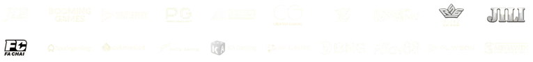 Logos of top game providers like PG Soft, JILI, and Pragmatic Play featured on 777PINAS